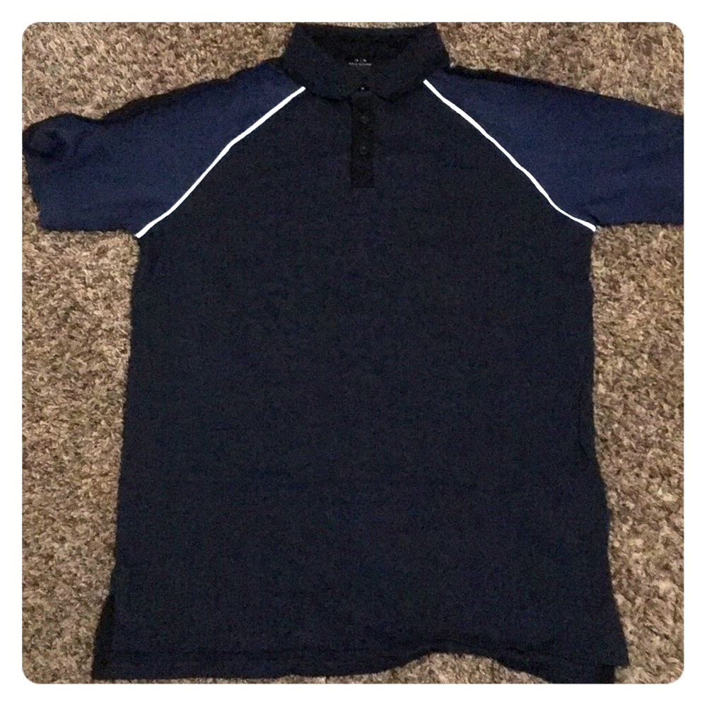 Navy Blue Armani Exchange polo
